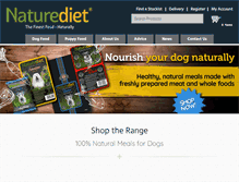 Tablet Screenshot of naturediet.co.uk